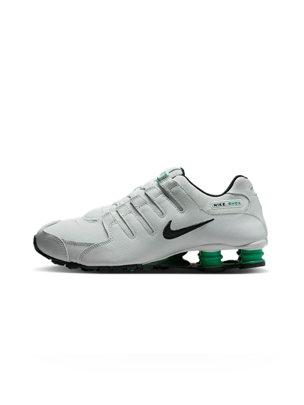 Nike Shox NZ Grey Fog Stadium Green Black Men's Shoes- IQ8263-001